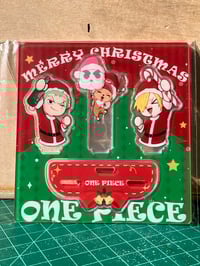 Image 2 of zoro| chopper| Sanji|OP| Acrylic Stand|merry Christmas