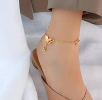Image 1 of Butterfly Anklet