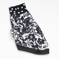 Image 1 of catneydogney BIGGY IGGY italian greyhound biggie iggie short sleeve bold sweater black and white dot