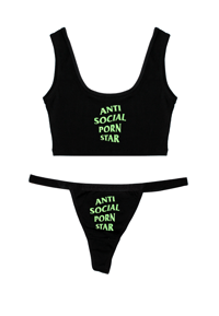 Image 3 of ANTI SOCIAL STAR SCOOP NECK TOP SET