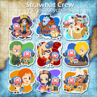 Image 1 of Strawhat Crew Keychains
