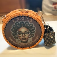 Image 4 of K.N.O.T.S. Mini Power Purse – Turmeric Vibes & Pom Pom Sass