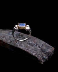 Image 5 of LABRADORITE FEMUR RING - 5 1/2