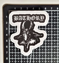 Image 2 of Bathory Classic Band Logo Matte Vinyl Sticker