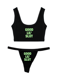 Image 2 of GOOD LIL' SLUT SCOOP NECK TOP SET