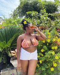 Image 1 of Creamsicle bikini top