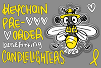 Image 1 of !!!PRE-ORDER!!! Park Ranger 2025 Firefly Keychain benefitting Candlelighters ♥