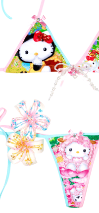 Image 5 of PINK SHEEP FIELD WITH BEE KITTY