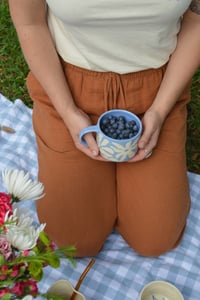 Image 2 of "Flora Adora" Shortie Mug 2 in Blueberry Milk