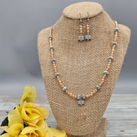 Image 1 of Book Necklace and Earring Set