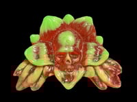 Image 1 of Skullflower Wallhanger- Cherry Lime