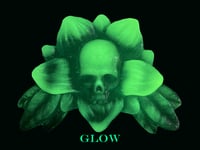 Image 2 of Skullflower Wallhanger- Forest and Lime Green