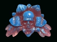 Image 1 of Wallhanger- Transparent Pink and Blue