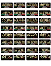 Image 1 of Single Mexico License Plate(Not Intended for Official Use)