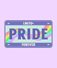 Image 4 of Single LGBTQ License Plates(Not to be use as official license plates).