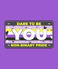 Image 6 of Single LGBTQ License Plates(Not to be use as official license plates).