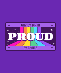Image 9 of Single LGBTQ License Plates(Not to be use as official license plates).