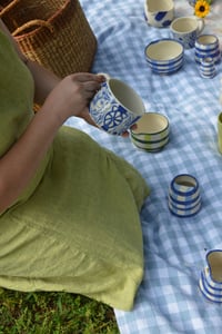 Image 2 of "Piano, Piano" Shortie Mug 1 in Blueberry Jam