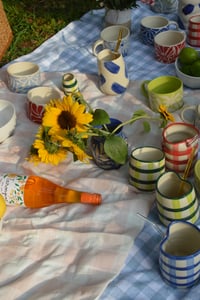Image 2 of "Piano, Piano" Vase in Blueberry Jam