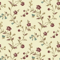 Image 4 of ABBY Vintage Bouquet-Jet 33286-2 by Whistler Studio for Windham Fabrics