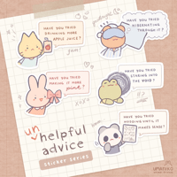 (Un)helpful Advice Stickers