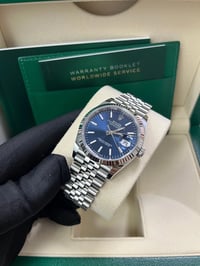 Image 1 of ROLEX DATE-JUST 41mm - BLUE DIAL