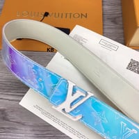 Image 1 of Louis Vuitton Virgil Abloh LV Shape Belt Monogram Prism