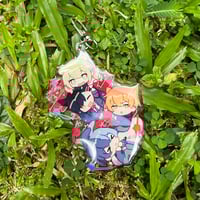 Image 2 of vivid bad squad unit keychain