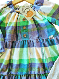 Image 3 of Long Sleeve Plaid Dress