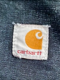 Image 9 of CARHARTT DOUBLE KNEE INDIGO CARPENTER PANTS