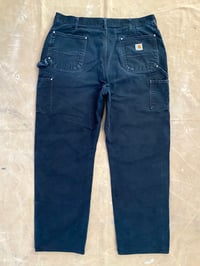 Image 4 of CARHARTT DOUBLE KNEE INDIGO CARPENTER PANTS