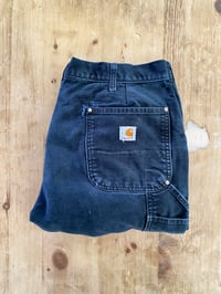 Image 1 of CARHARTT DOUBLE KNEE INDIGO CARPENTER PANTS
