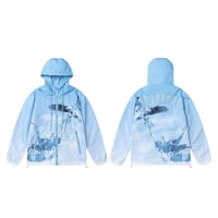 Image 1 of Trapstar eagle jacket blue zipper