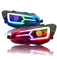 Image 1 of 15-21 WRX | 15-17 STI / WRX Limited Spec-D Tuning RGBW Converted Headlights