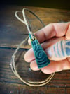 Double Spiral Jadeite Pendant
