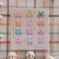 LOONA sticker sheet