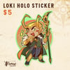 Loki Holo Sticker