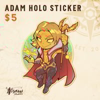 Adam Holo Sticker