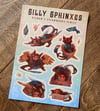Silly Sphinxes Sticker Sheet