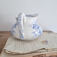Image 3 of Gorgeous Weathered Blue French Jug