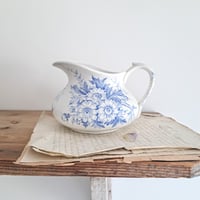 Image 2 of Gorgeous Weathered Blue French Jug