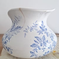 Image 4 of Gorgeous Weathered Blue French Jug