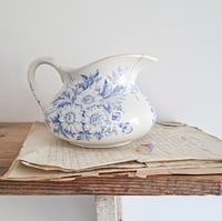 Image 1 of Gorgeous Weathered Blue French Jug