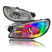 Image 1 of 06-07 WRX | STI Spec-D Tuning Custom RGBW BiLED Projector Headlights