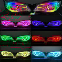 Image 3 of 06-07 WRX | STI Spec-D Tuning Custom RGBW BiLED Projector Headlights