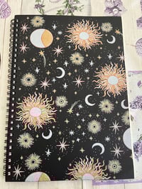 Image 1 of Sun, moon and stars notebook