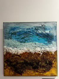 Image 1 of Blissful NC500  Heavy Textured Abstract 