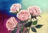 Image 1 of Four pink roses