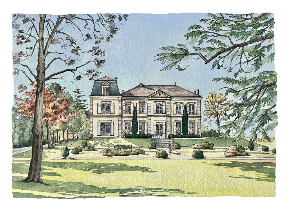Image of Chateau de Garde print