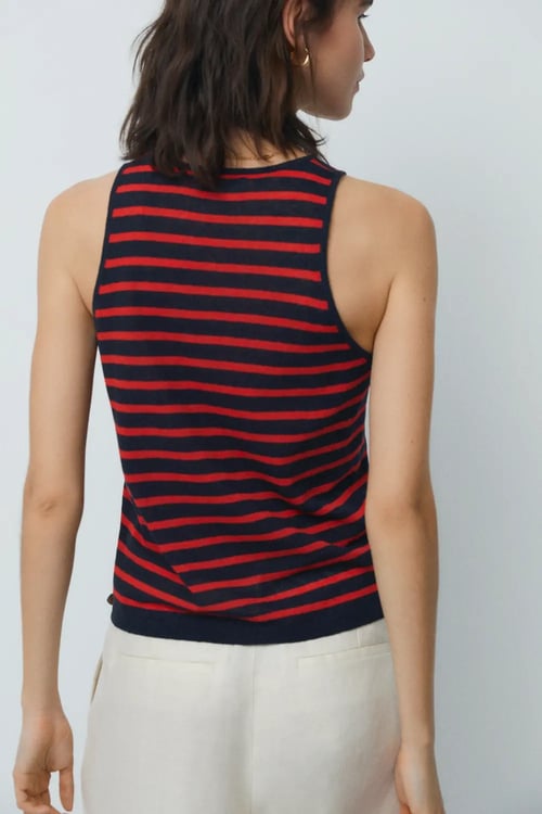 Image of 1-Top Gondola Coral Stripes